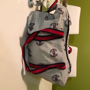 Pink Victoria's Secret gym/duffle bag.